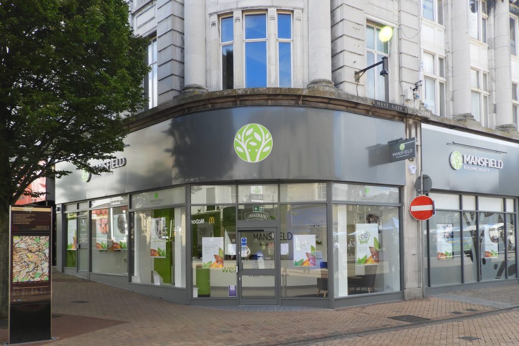 mansfield building society building exterior